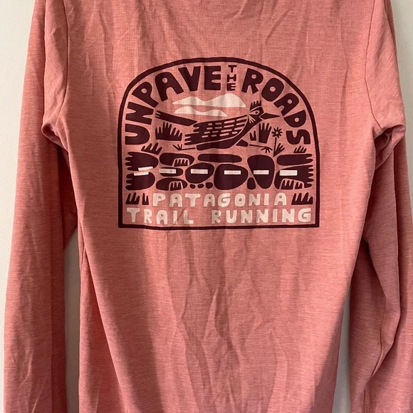 Patagonia capilene cool daily long sleeve salmon pink XS - Picture 1 of 3